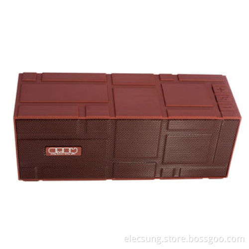 2.0-channel Bluetooth Speaker, New Design, Hands-free, Line-in, Crystal Box Packaging